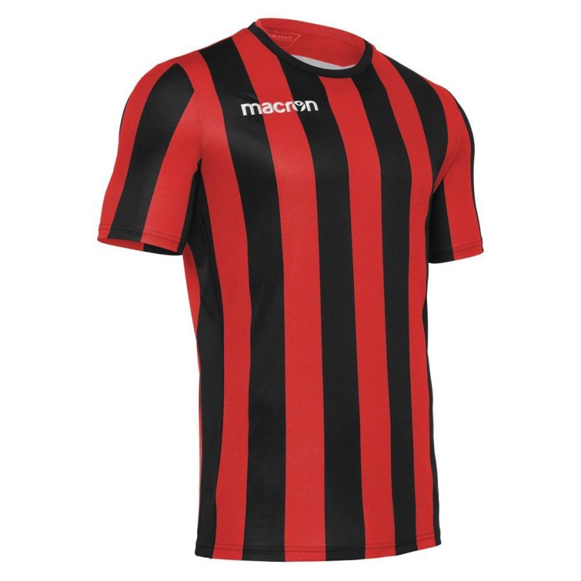 TREVOR SHIRT RED/BLK SS - Barva: Černá/bílá, Velikost: 3XL
