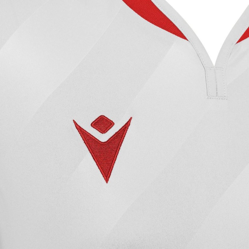 Dámský dres Macron Alya - Barva: Bílá/červená, Velikost: XXS