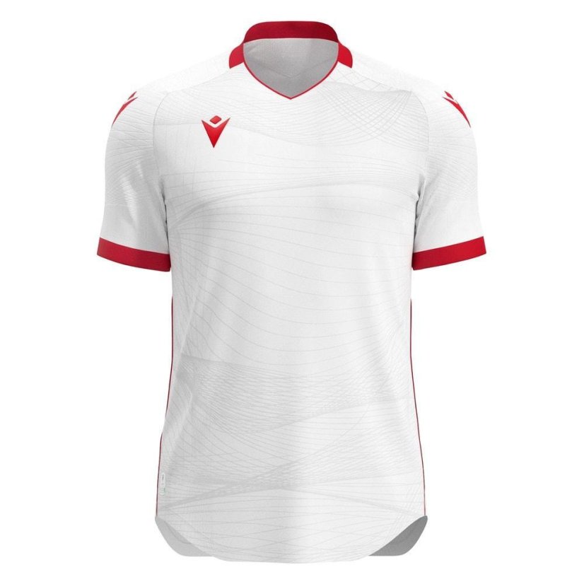 Dres Macron Wyvern Eco - Barva: Vínová/světle modrá, Velikost: M