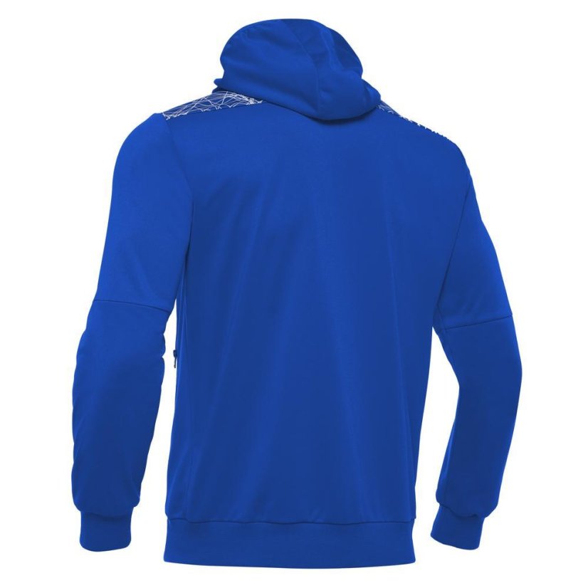 Sportovní mikina s kapucí Macron Ishtar 1/4 Zip - Barva: Černá/bílá, Velikost: 3XL