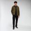 Sportovní mikina na zip s kapucí Macron Ath Icon Midnight - Barva: Army, Velikost: 4XL