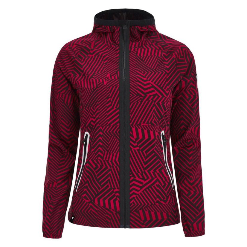 Bunda Macron Athleisure Scd Mallorca - Barva: Červená, Velikost: S