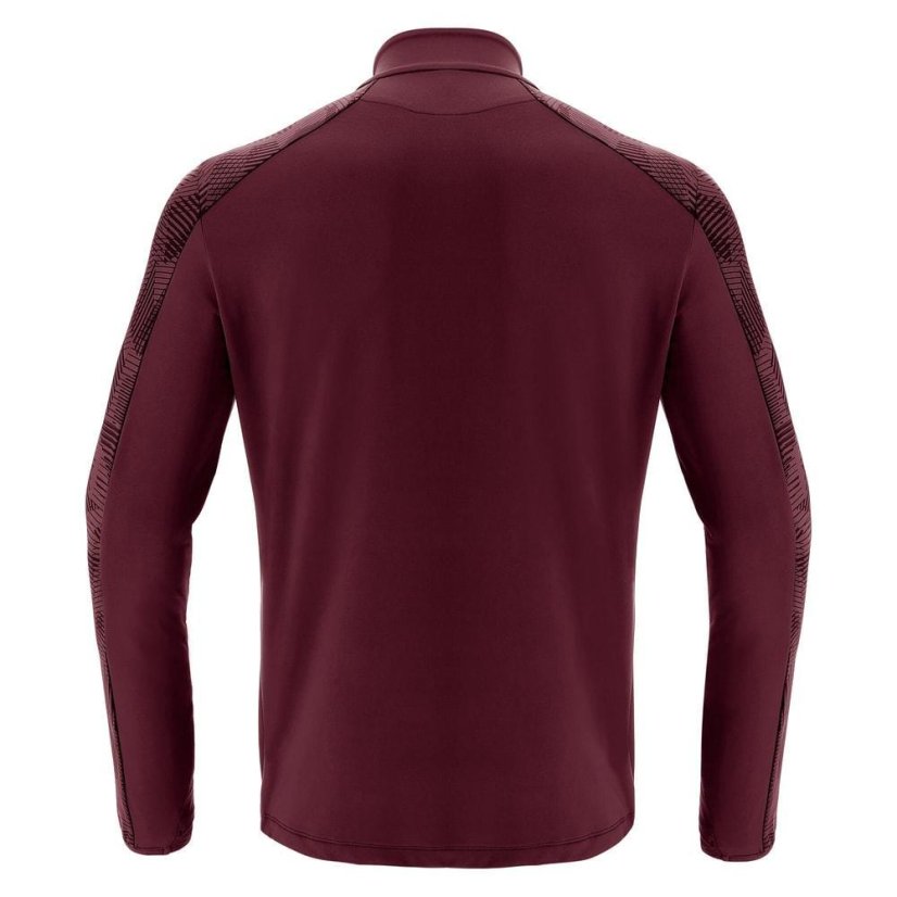 Triko Macron Naryn 1/4 ZIP - Barva: Lahvově zelená, Velikost: M