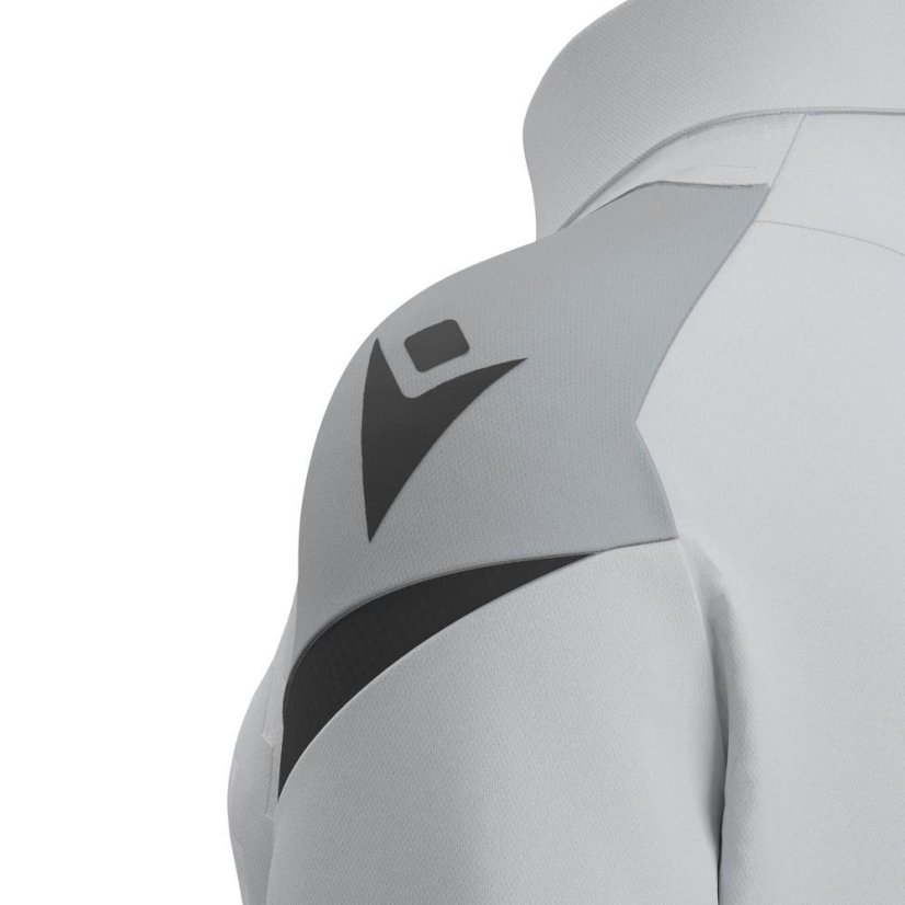 Sportovní top Macron Leona 1/4 Zip - Barva: Černá, Velikost: 3XL