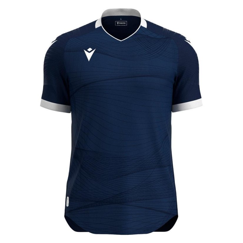 Dres Macron Wyvern Eco - Barva: Vínová/světle modrá, Velikost: M