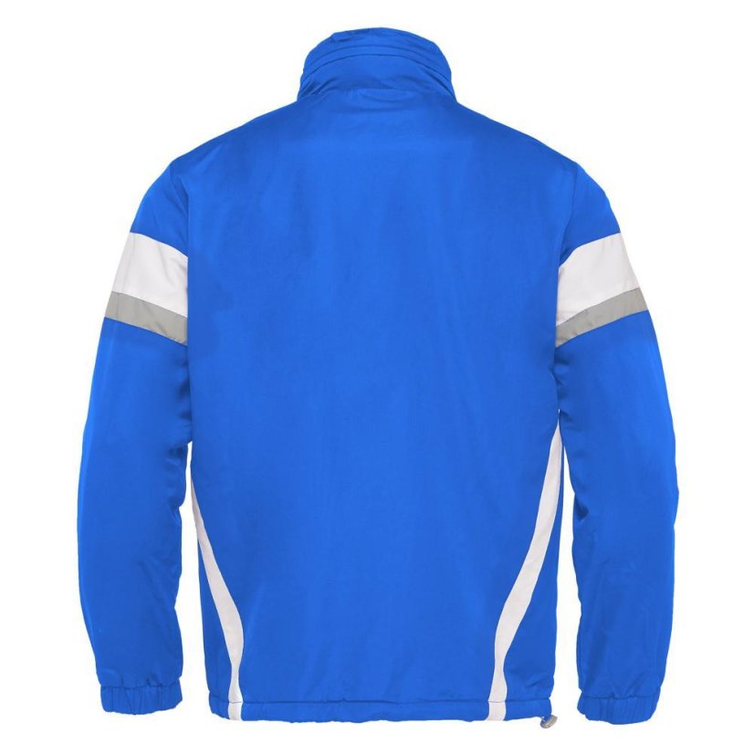 Sportovní bunda s celopropínacím zipem Macron Worth - Barva: Královská modrá/bílá, Velikost: 3XL