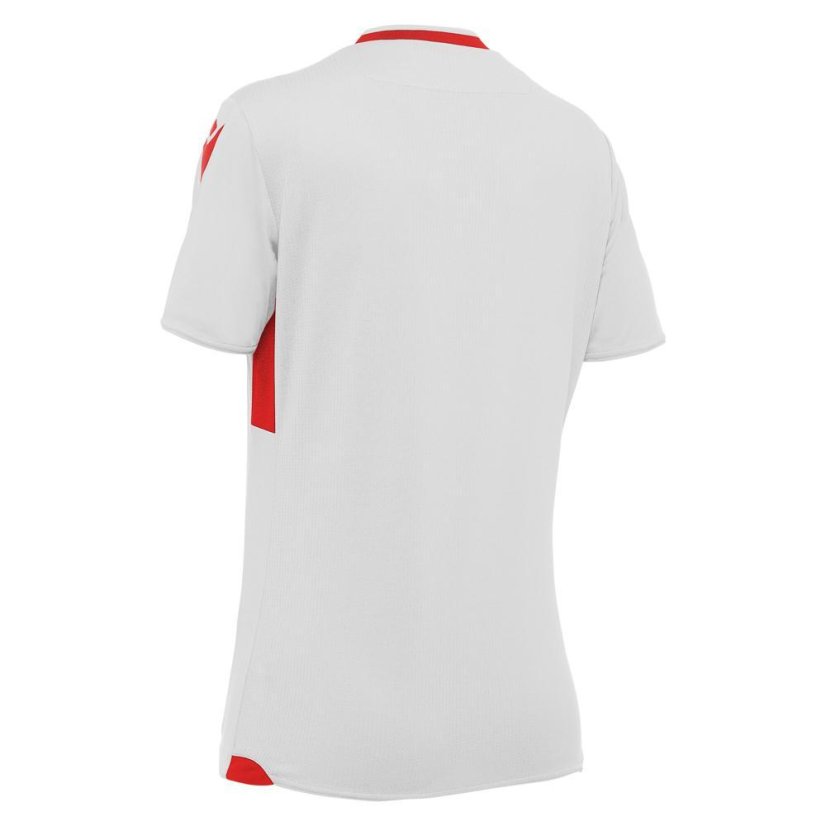 Dámský dres Macron Alya - Barva: Bílá/červená, Velikost: XXS