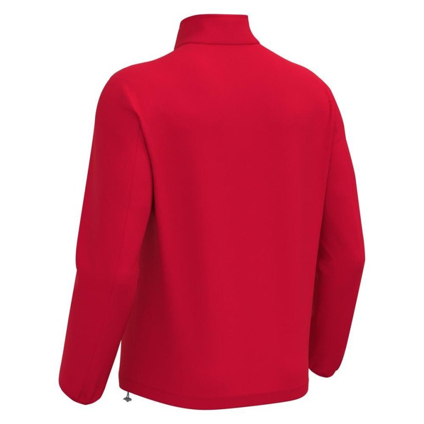 Triko Macron Havel 1/4 Zip - Barva: Červená, Velikost: 3XS