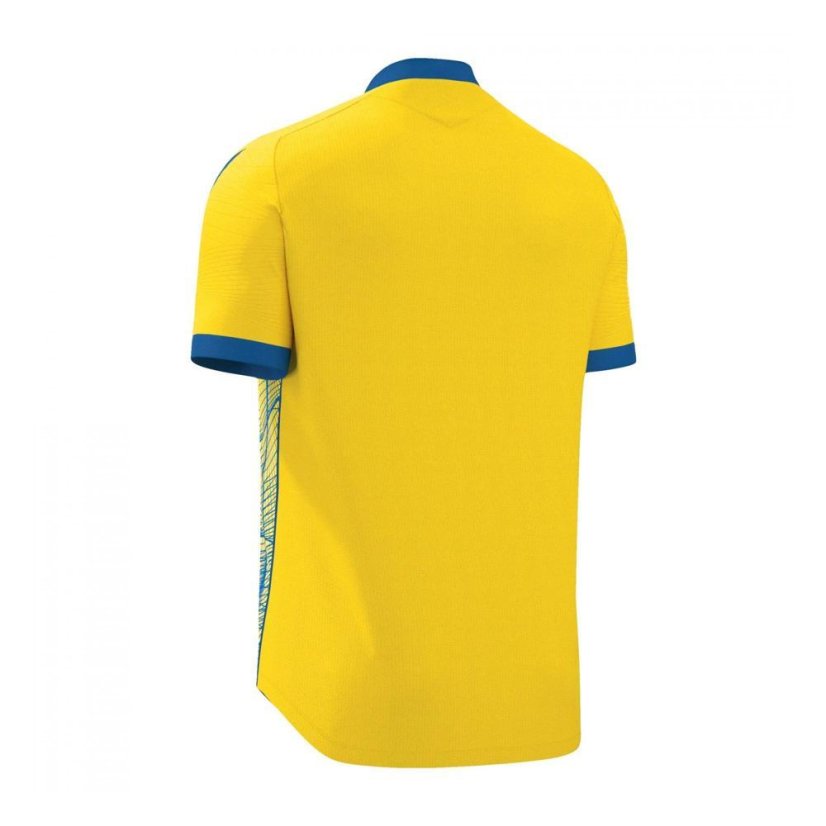 Dres Macron Wyvern Eco - Barva: Vínová/světle modrá, Velikost: M