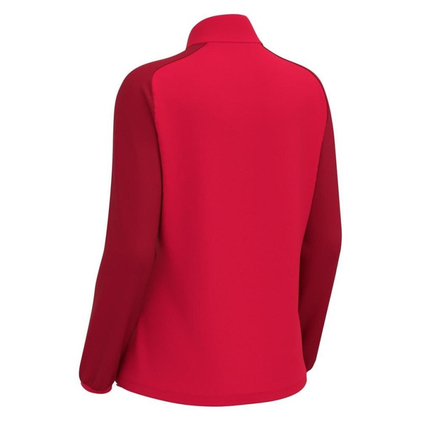 Top Macron Lena 1/4 Zip - Barva: Červená, Velikost: S