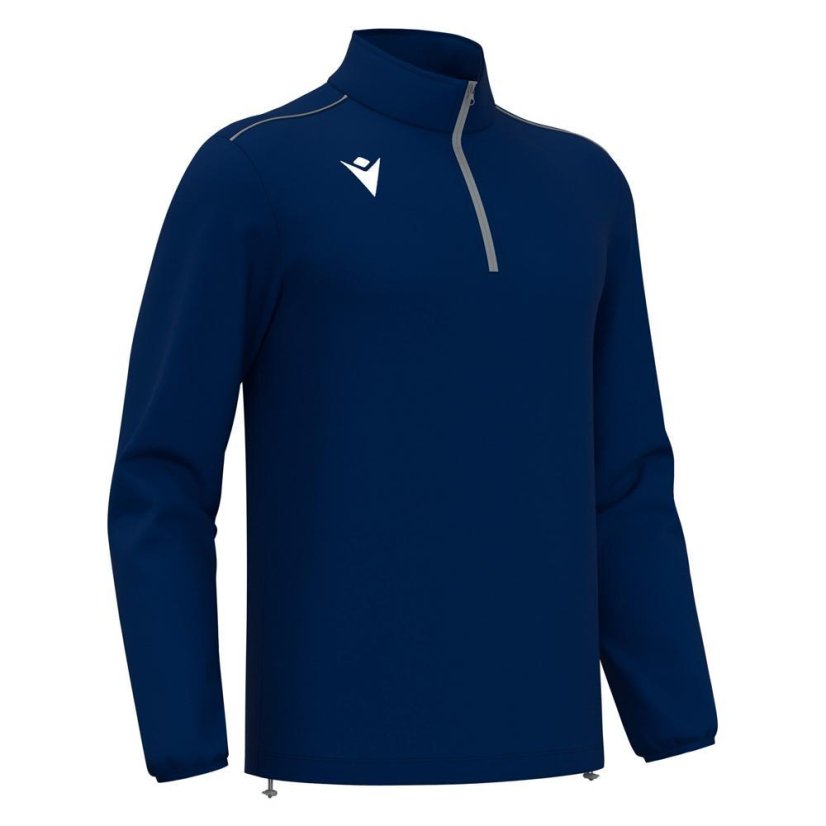 Triko Macron Havel 1/4 Zip - Barva: Červená, Velikost: 3XS