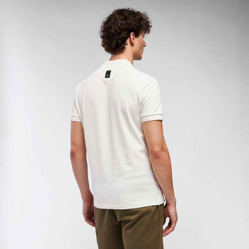 Sportovní polo tričko Macron Ath Icon Radiant - Barva: Bílá, Velikost: 3XL