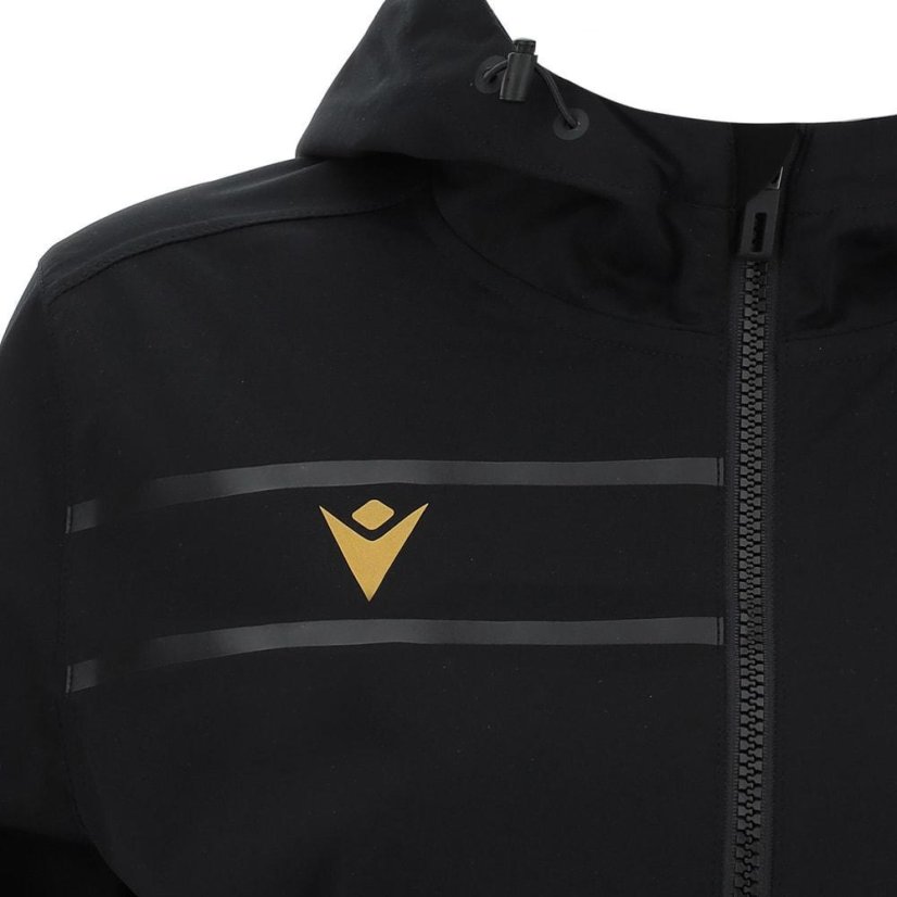 Bunda Macron Athleisure SCB Tijuana - Barva: Černá, Velikost: XS