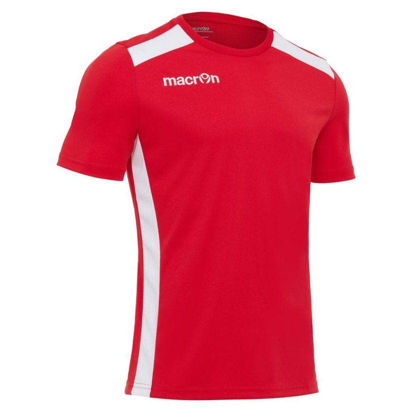 Dres Macron Sirius SS - Barva: Černá/červená, Velikost: 3XS
