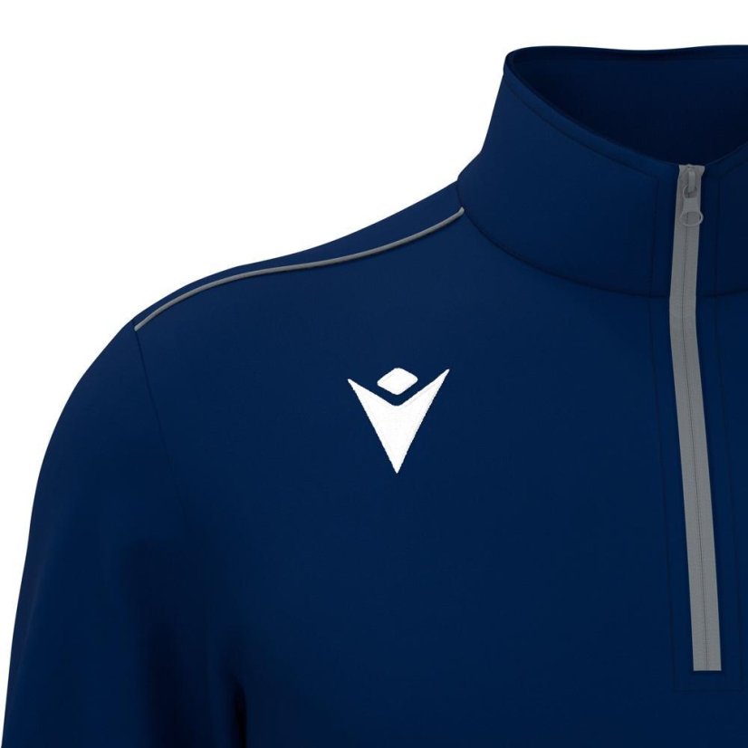 Triko Macron Havel 1/4 Zip - Barva: Červená, Velikost: 3XS