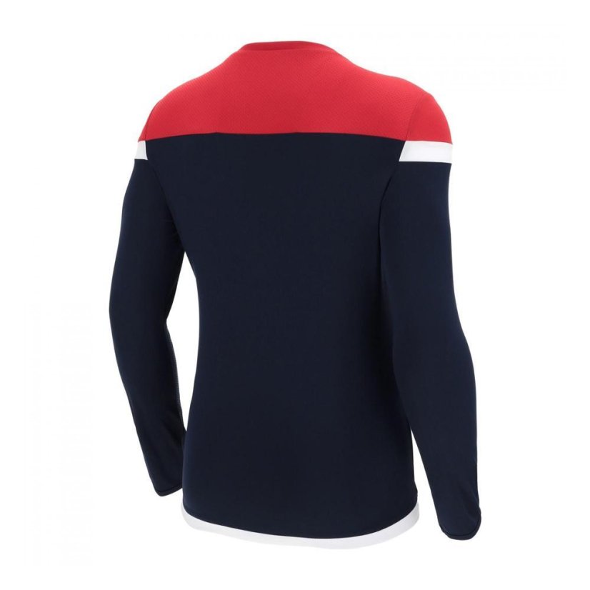 Dres Macron Titan LS - Farba: Biela/červená, Veľkosť: XS