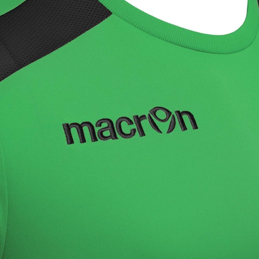 Dres Macron Sirius SS - Barva: Černá/červená, Velikost: 3XS