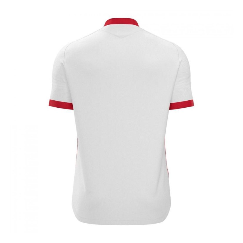 Dres Macron Wyvern Eco - Barva: Vínová/světle modrá, Velikost: M