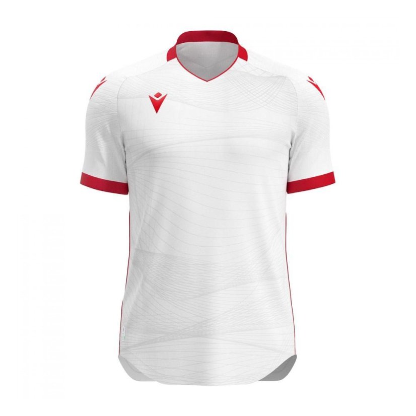 Dres Macron Wyvern Eco - Barva: Vínová/světle modrá, Velikost: M