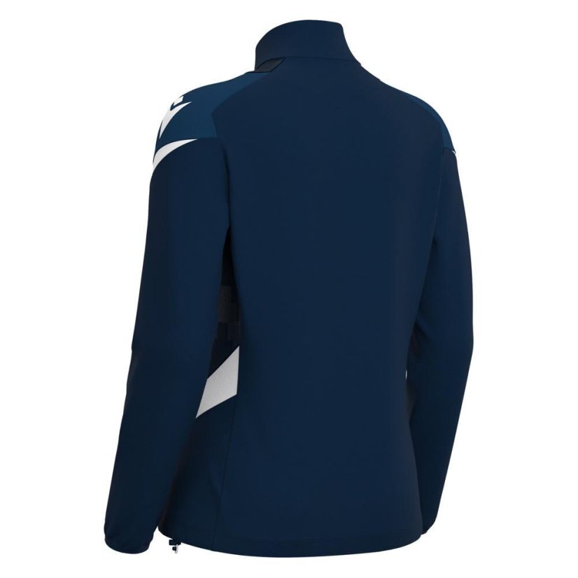 Sportovní top Macron Leona 1/4 Zip - Barva: Černá, Velikost: 3XL