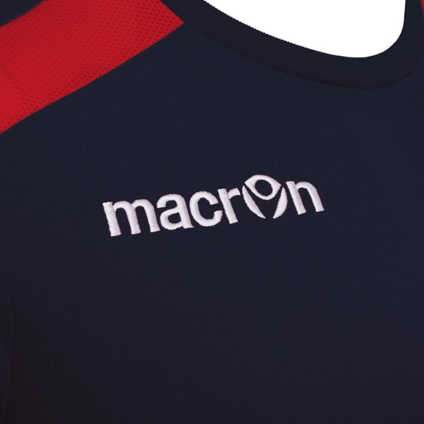 Dres Macron Sirius SS - Barva: Černá/červená, Velikost: 3XS