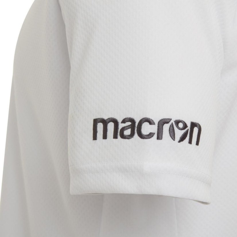 Tričko s límečkem Macron Grace SS - Barva: Bílá, Velikost: 3XL