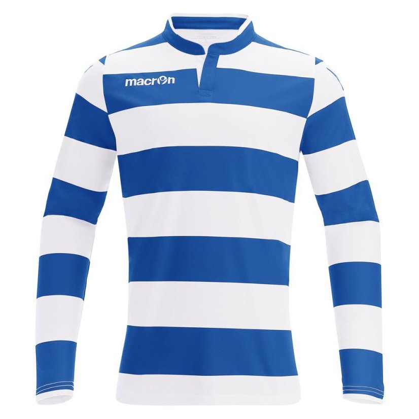 Zápasový dres s dlouhým rukávem Macron Kepler ML - Barva: Královská modrá/bílá, Velikost: 3XL