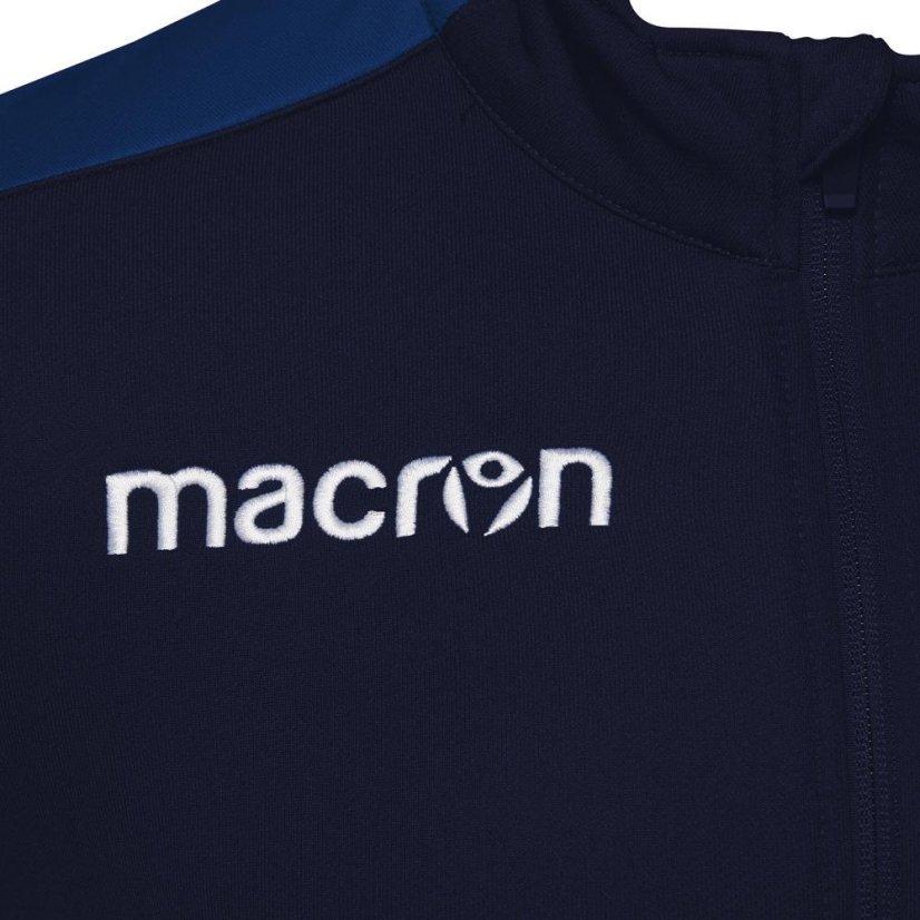 Sportovní mikina na zip Macron Sobek - Barva: Černá/červená, Velikost: 3XL