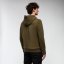 Sportovní mikina na zip s kapucí Macron Ath Icon Midnight - Barva: Army, Velikost: 4XL