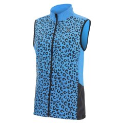 RUN KONA SCB MEG W-BREAKER GILET LIGHTBLUE/BLK LEOP PR