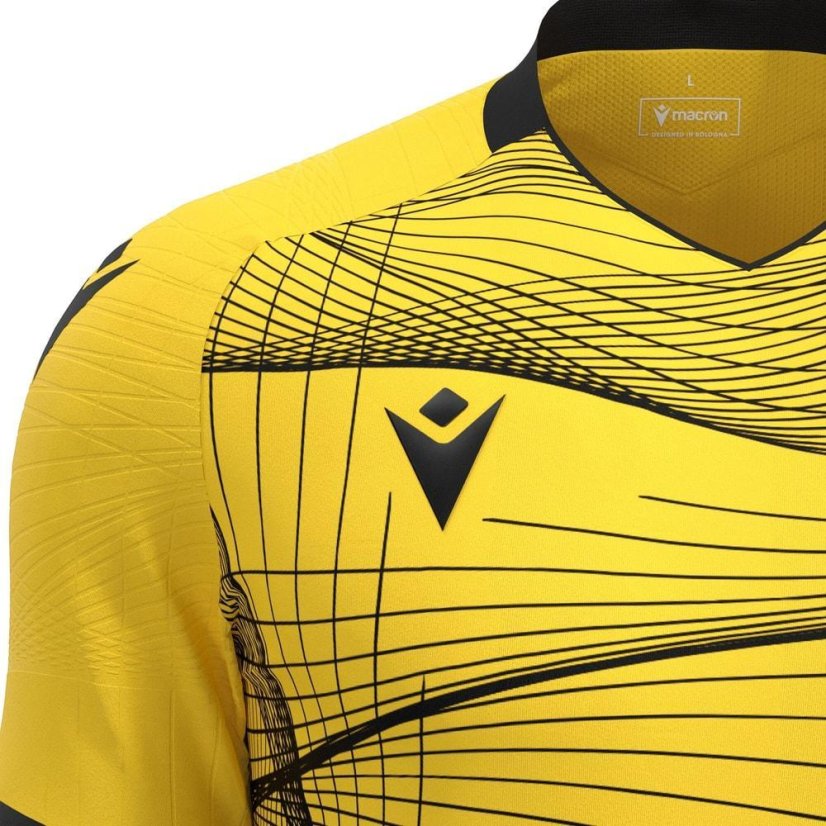 Dres Macron Wyvern Eco - Barva: Vínová/světle modrá, Velikost: M