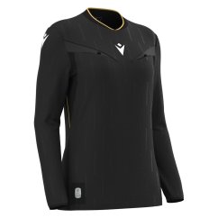TESS ECO WMN REFEREE SHIRT LS  BLK/GLD | 800004650922 | M