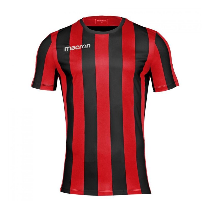 TREVOR SHIRT RED/BLK SS - Barva: Černá/bílá, Velikost: 3XL