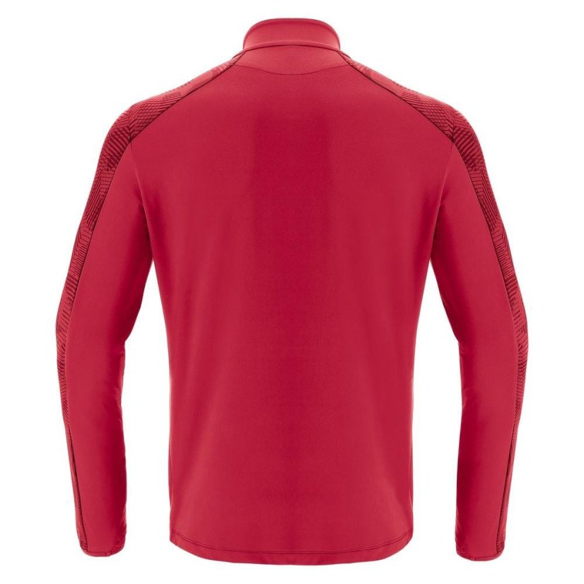Triko Macron Naryn 1/4 ZIP - Barva: Lahvově zelená, Velikost: M
