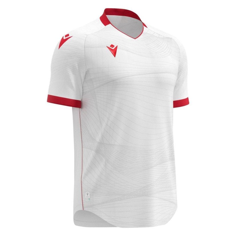 Dres Macron Wyvern Eco - Barva: Vínová/světle modrá, Velikost: M