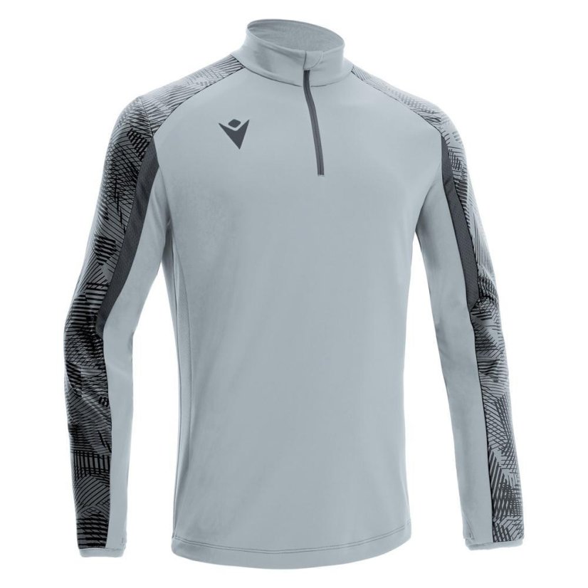 Triko Macron Naryn 1/4 ZIP - Barva: Lahvově zelená, Velikost: M