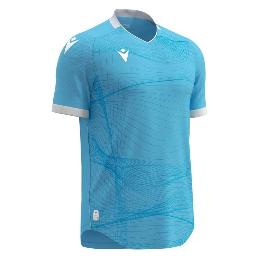 Dres Macron Wyvern Eco - Barva: Vínová/světle modrá, Velikost: M