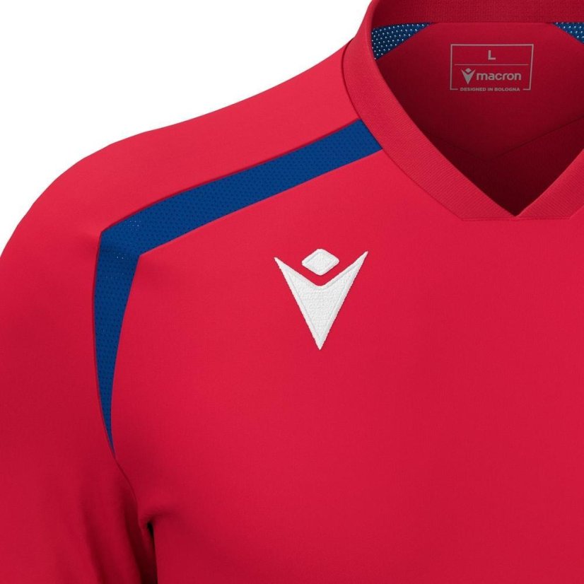 Dres Macron Wyrm - Farba: Čierna/červená, Veľkosť: L