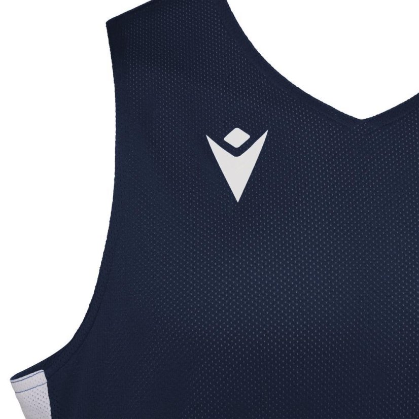 Sportovní dres bez rukávů Macron Propane Reversible - Barva: Černá/bílá, Velikost: 3XS