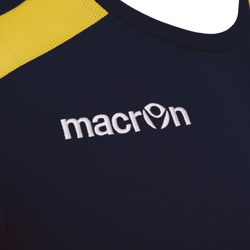 Dres Macron Sirius SS - Barva: Černá/červená, Velikost: 3XS