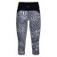 Kalhoty Macron Run SCD Cheryl Light Stretch 3/4 - Farba: Biela/čierna, Veľkosť: XS