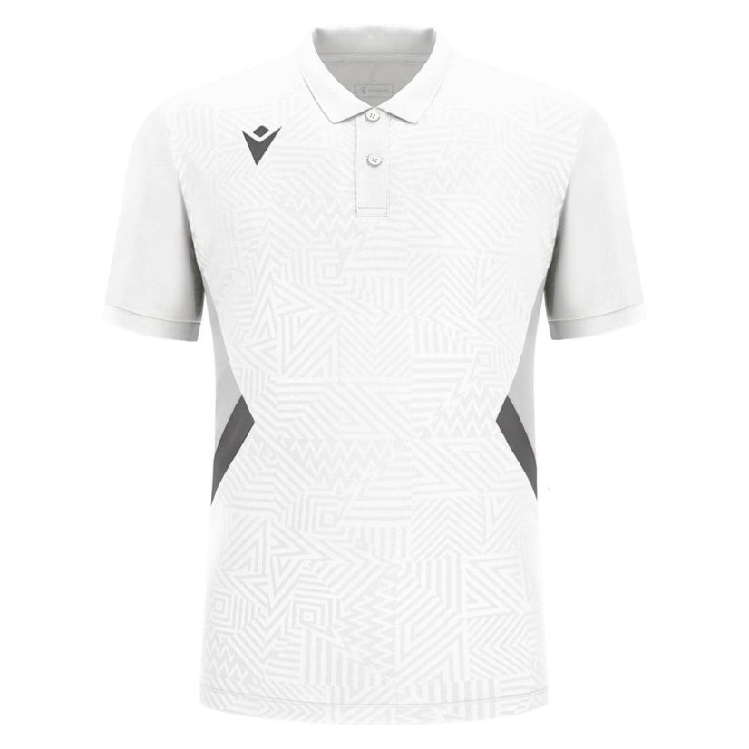 Polo triko Macron Rap - Barva: Červená/bílá, Velikost: M