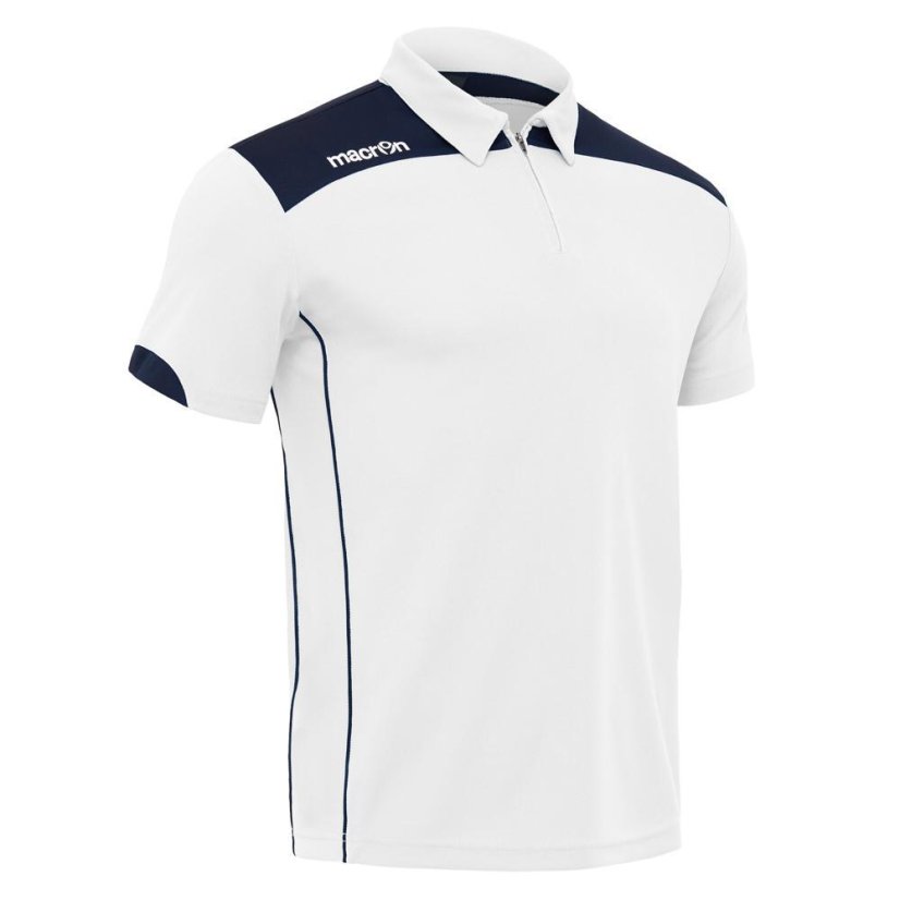 Sportovní polo tričko Macron Logan - Barva: Bílá, Velikost: 3XL