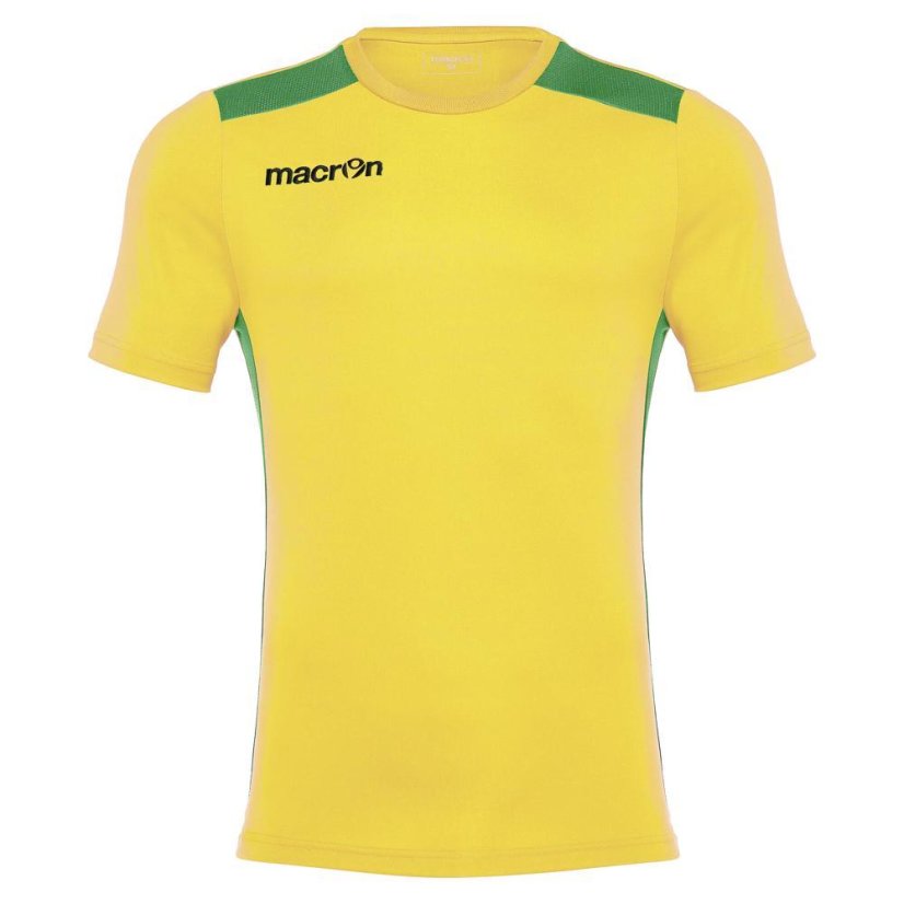 Dres Macron Sirius SS - Barva: Černá/červená, Velikost: 3XS