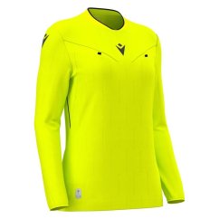 TESS ECO WMN REFEREE SHIRT  NYEL/BLK | 800004651509 | XXL