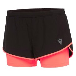 RUN KONA SCA TRICIA MICRO SHORT 2.5 STRETCH BLK/NCOR WMN