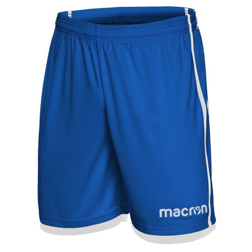 Fotbalové kraťasy Macron Algol - Barva: Černá/zelená, Velikost: 3XL