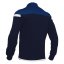 Sportovní mikina na zip Macron Sobek - Barva: Černá/červená, Velikost: 3XL