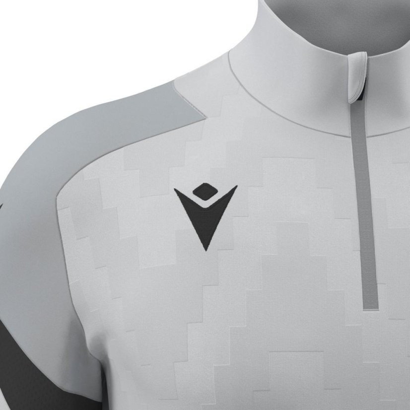 Sportovní top Macron Starfall 1/4 Zip - Farba: Čierna/biela, Veľkosť: 3XL