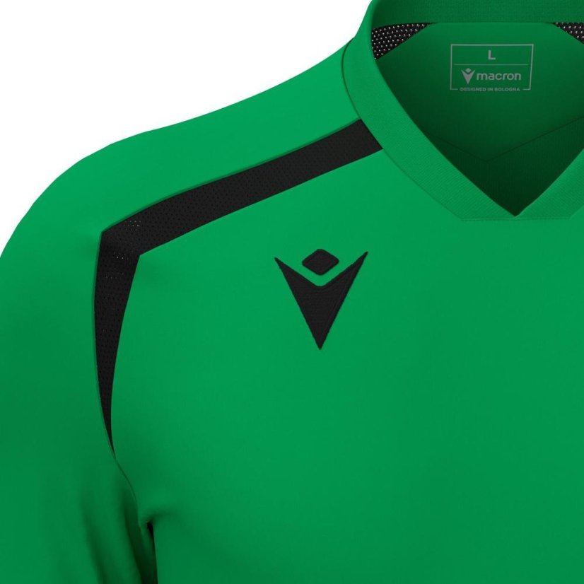 Dres Macron Wyrm - Farba: Čierna/červená, Veľkosť: L